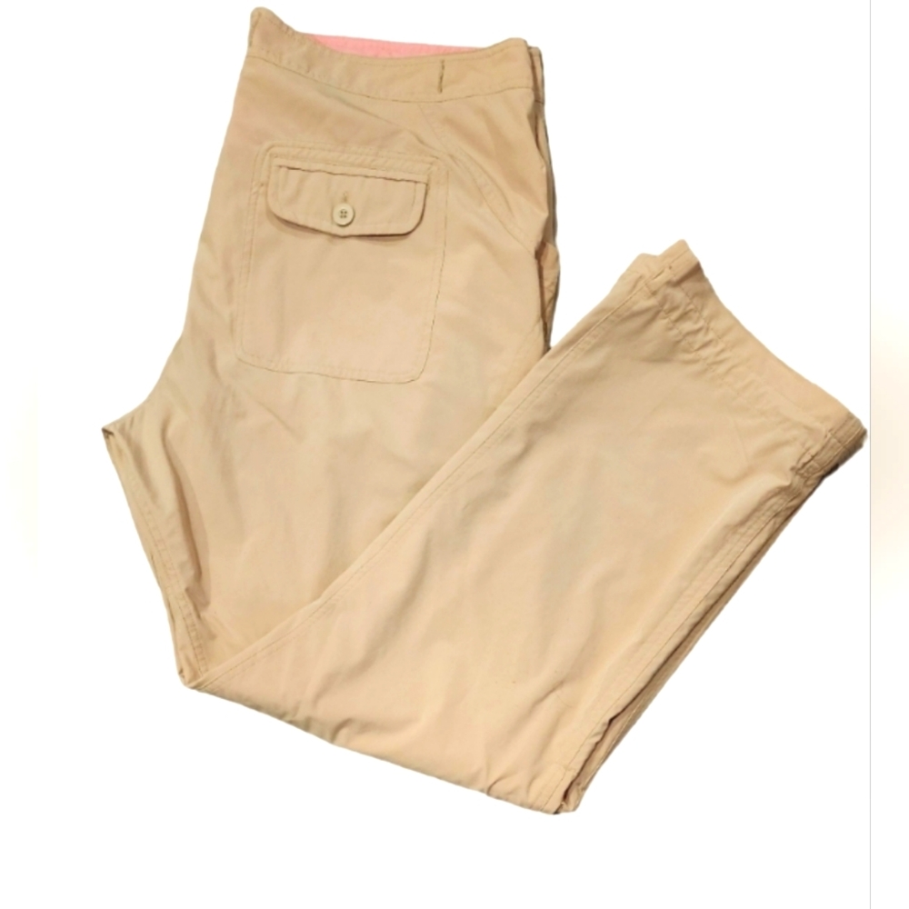 Magellan tan utility pants 5 pockets, size 18